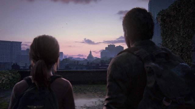 Last of Us Part 1 Remake Playstation 5 Ellie Joel Sunset