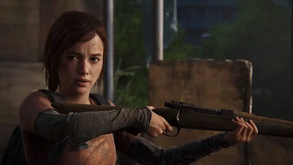 Last of Us Remake PS5: Ellie with Rifle