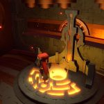 Here's where you upgrade your sword. Luckily, there's a fast travel point nearby.