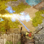 Beams, sprays, areas-of-effect... all that we got so used to in Magicka is here. Yeah, friendly fire too. A lot of friendly fire.