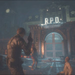 Resident Evil 2 Remake Racoon City Police Leon Approaching