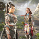 Horizon Forbidden West Burning Shores DLC Aloy and SeykaIn game Picture