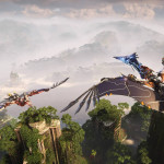 Horizon Forbidden West Burning Shores DLC Fighting in the sky In game Picture