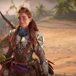 Horizon Forbidden West Burning Shores DLC Smiling AloyIn game Picture