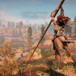 Horizon Zero Dawn Remastered - Aloy on the Zip-line Horizon Zero Dawn Remastered - Aloy on the Zip-line